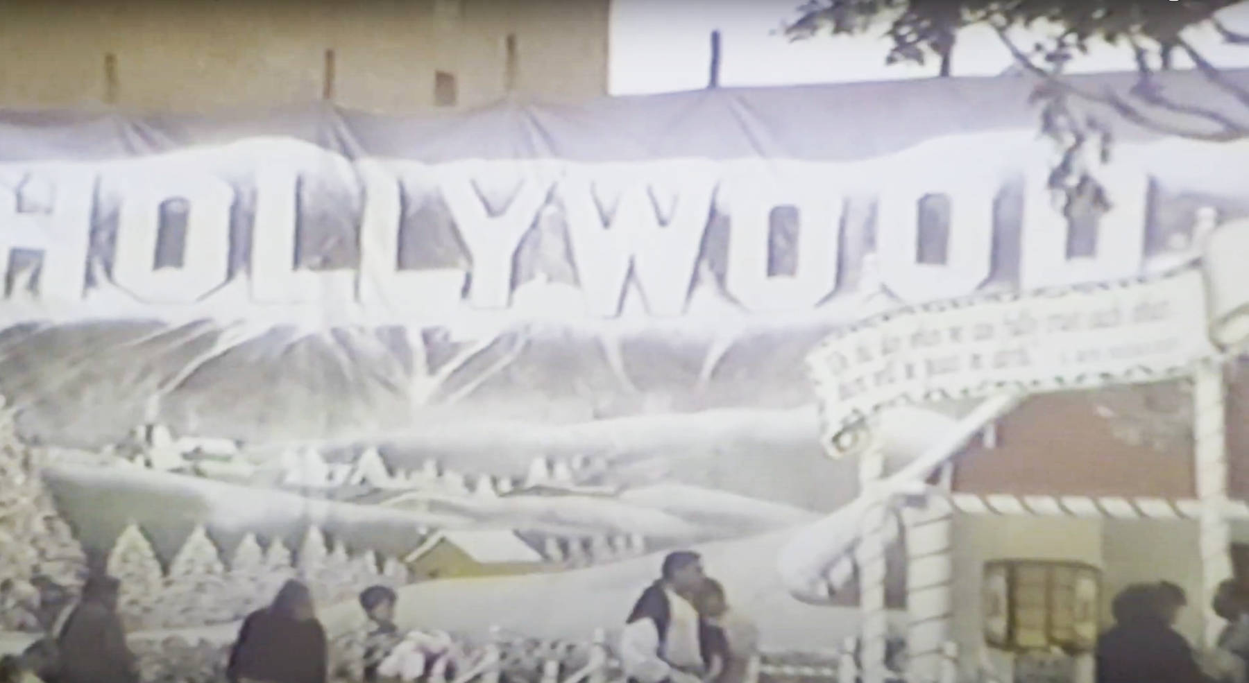 Styrofoam Snow on Hollywood Boulevard