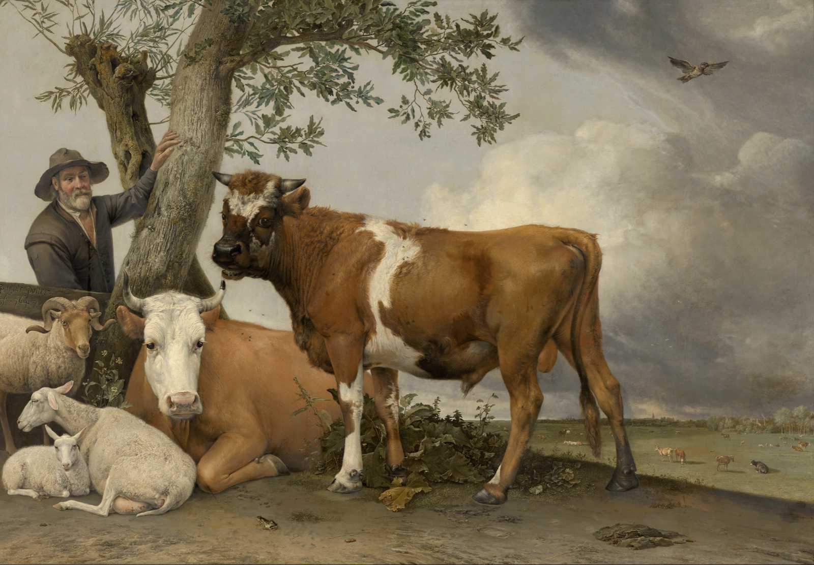 Famous dutch painting of a bull